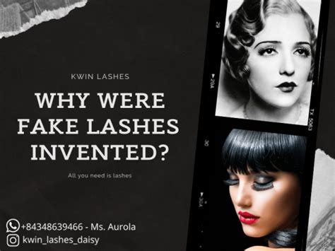 who invented false eyelashes 1882